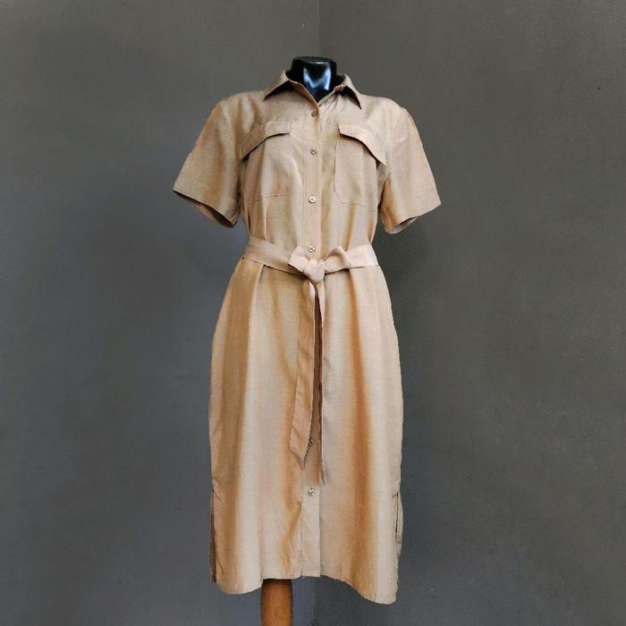 DEREK LAM NEW YORK TAN DRESS