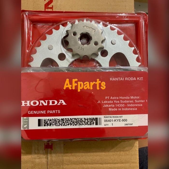 gear set gir set honda megapro new monoshock mono KYE