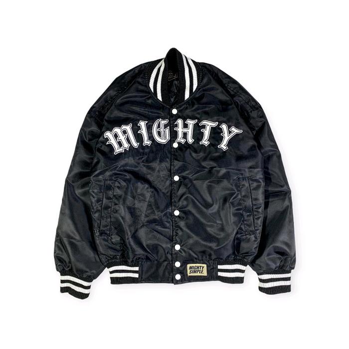 MIGHTYS - Boxy Varsity Jacket - "S&S"