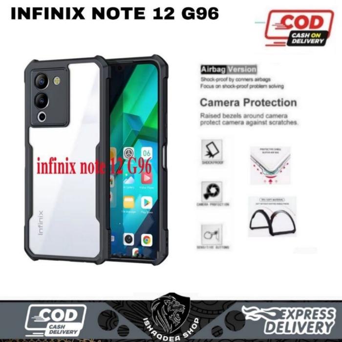 S/P- CASING KESING CASE SHOCKPROOF INFINIX NOTE 12 G96 12 VIP HOT 12 12i HARDCASE ARMOR TRANSPARAN