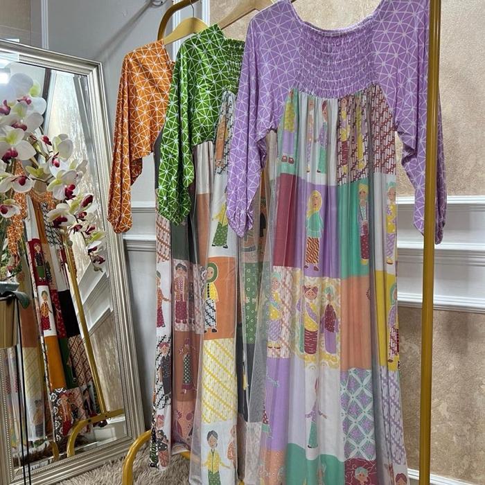 ZAJIFA DASTER Etnik dengan Desain Unik dan Warna Cerah untuk Tampilan Menarik