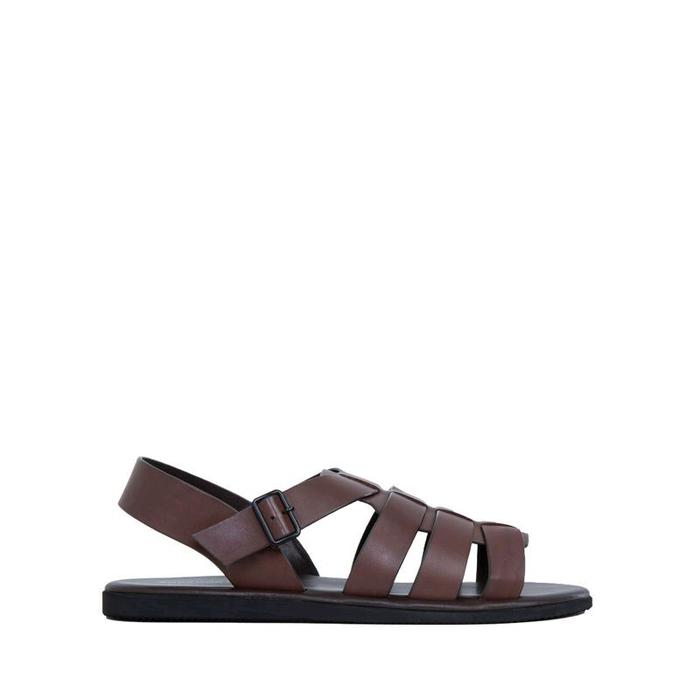 Rockport Men's Sandals MYDJC68 Sandal Bertali Pria Original- Brown