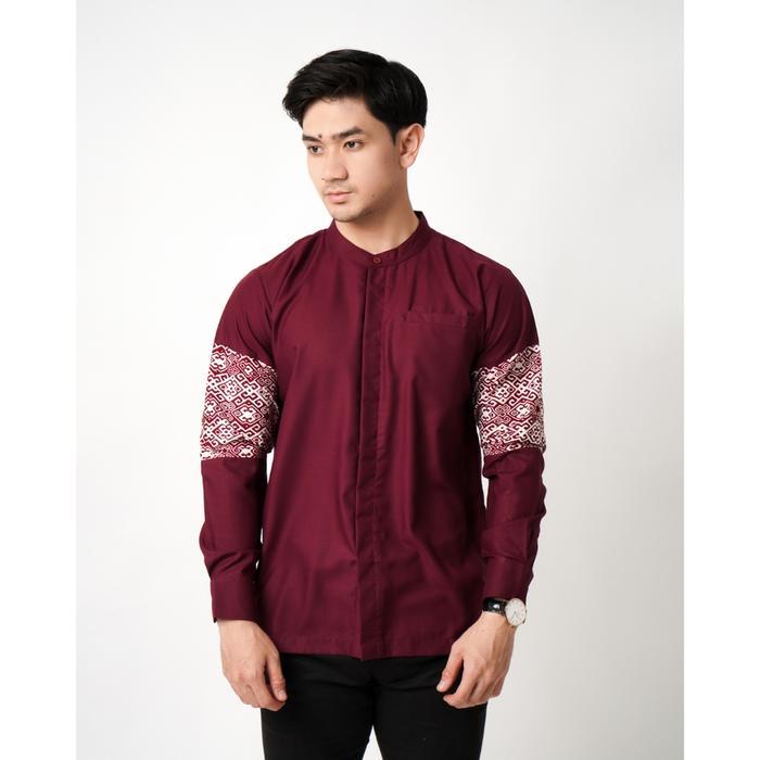 DGAWAN Original TORA SERIES Denim Baju Atasan Pria Kemeja Kantor Bahan Katun Kualitas Premium