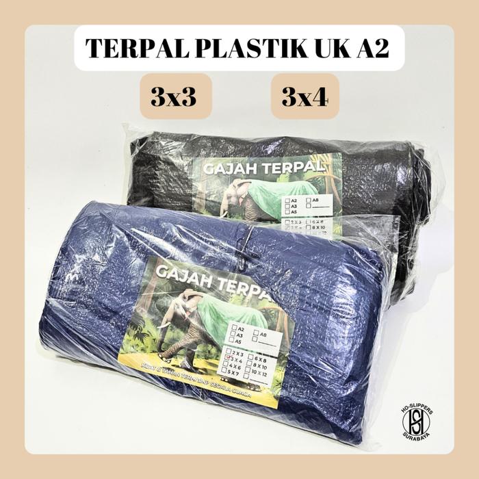 TERPAL A2 UK 3X3 3X4 / TERPAL PLASTIK / TERPAL A2
