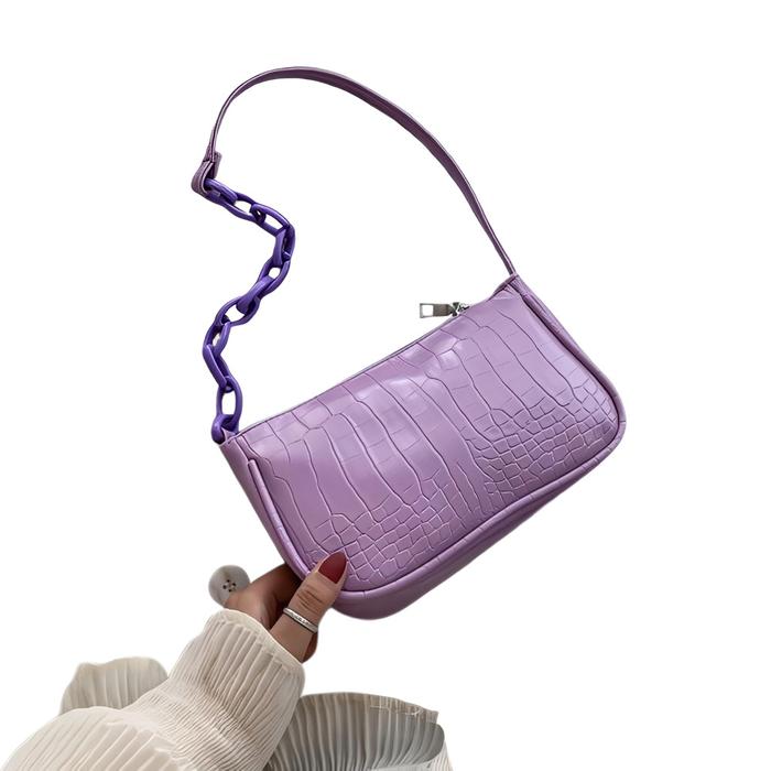 COD SALE Tas selempang baguette / Tas croco rantai / Tas selempang wanita / Fashion wanita Perempuan