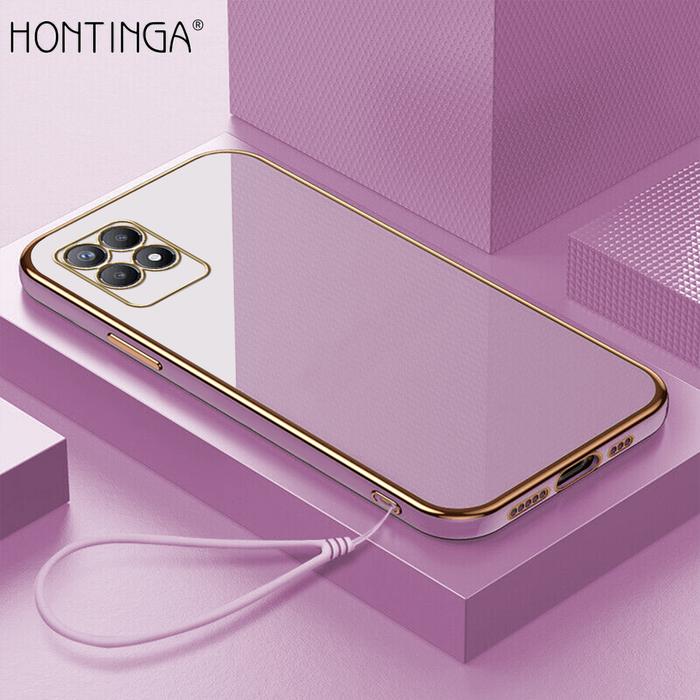 Hontinga Casing Ponsel Realme Narzo 50 Realme 8i, Pelindung HP Kotak
