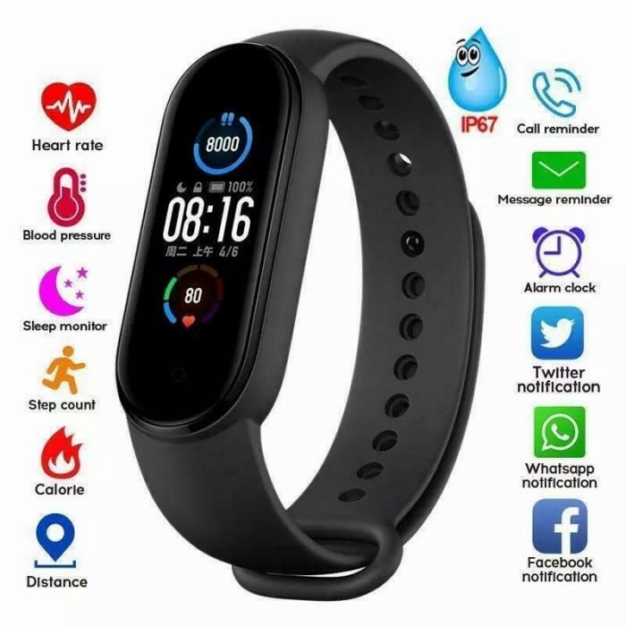 PROMO - JAM SMART WATCH SPORT M6 - JAM TANGAN SMART BAND 6 - SMART WATCH M6