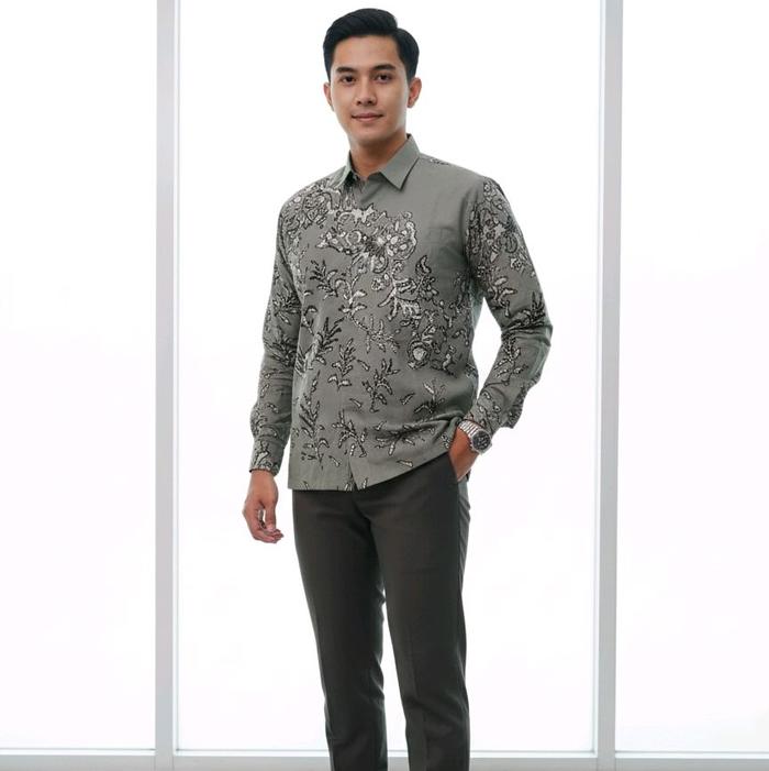 Kemeja Batik 3 Saudara Baju Pria Katun Panjang Dewasa