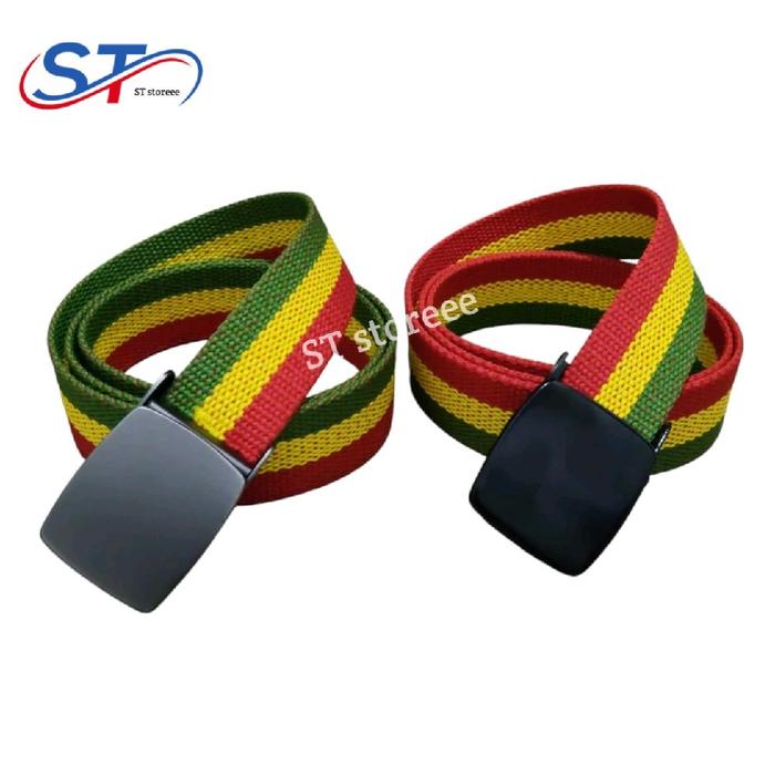ST Storee iakt pinggang pria Nylon canvas kepala stenlis dengan desain warna-warni dan kualitas terb