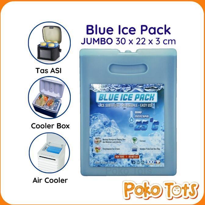 (Cooger) Cool Gel Blue Ice Pack Jumbo Icepack Ice Gel Cooler Box