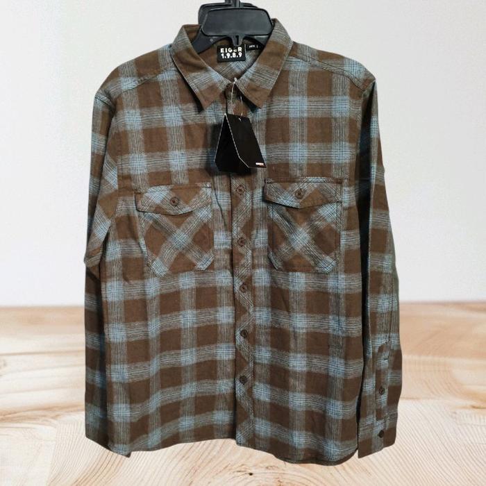 kemeja EIGER ROCKTRAIL NEU FLANEL SHIRT ORIGINAL