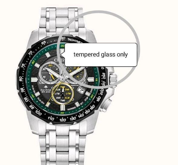 nnn tempered glass untuk CITIZEN PROMASTER MX BL5578-51E BL5578 BL 5578 51E anti gores jam tangan te
