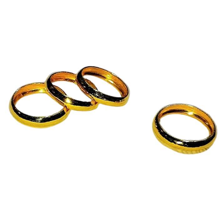 CINCIN EMAS KUNING BELAH ROTAN 24 KARAT TERBARU KADAR EMAS 99%