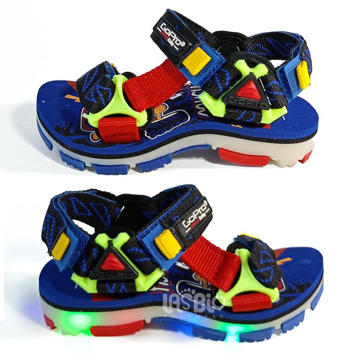 GoPro Sandal Gunung Anak Balita Lampu Outdoor Waterproof Antislip