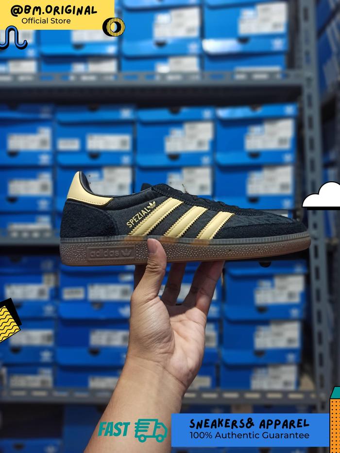 Adidas Spezial Handball Core Black Orange Tint Gum IH1498