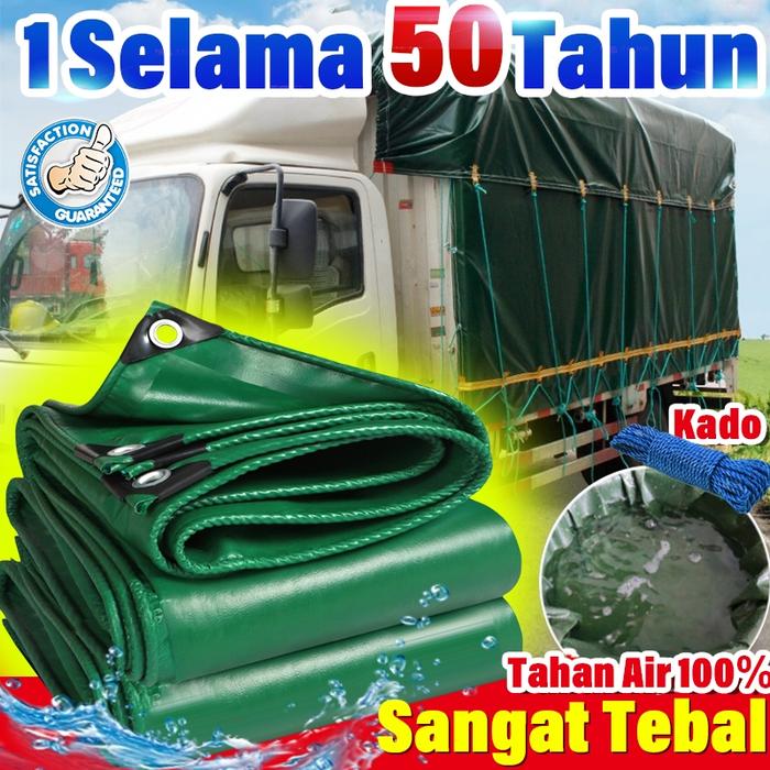 2024 Kain Baru KUAT DAN ANTI BOCOR terpal tenda 1x2 2x4 3x4 3x5 4x6 5x7 terpal tebal terpal plastik