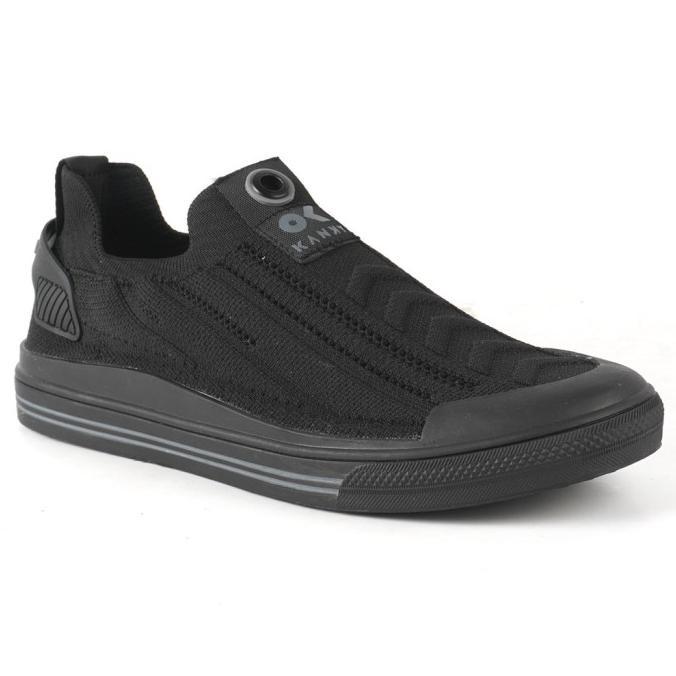 Vann Kanky Kishi Fujin All Black - Sepatu Sneakers Casual Sport