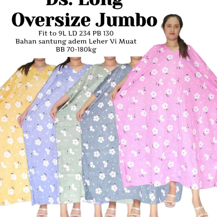 Daster Longdress Oversize | LD 234 MUAT BB 180kg