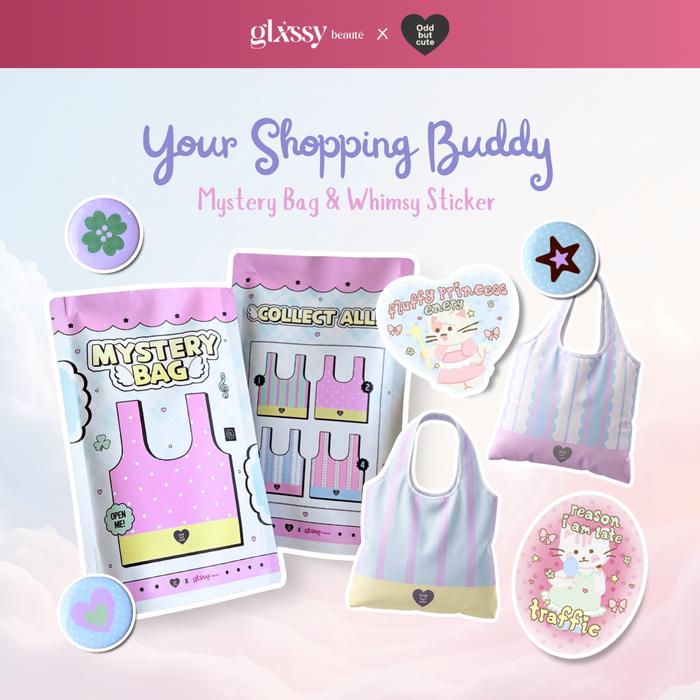 Glxssy Beaute x Odd But Cute - Mystery Blind Bag Tote Bag - Tote Bag Multifungsi