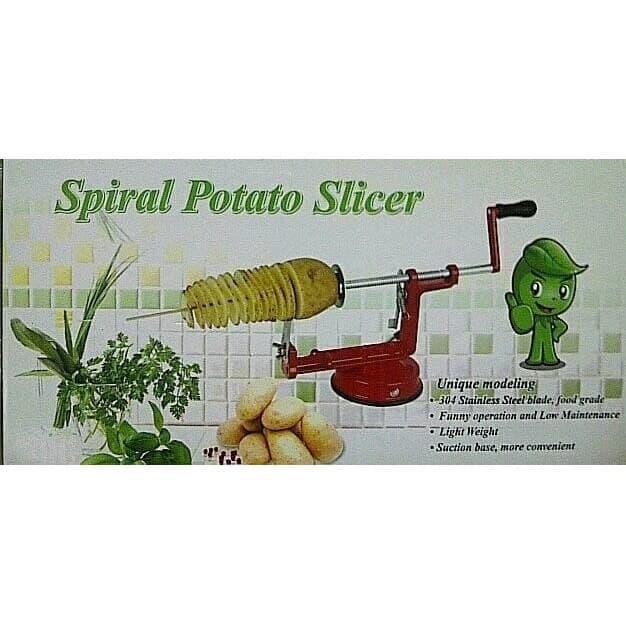 Spiral potato slicer alat pemotong kentang spiral pisau kentang spiral