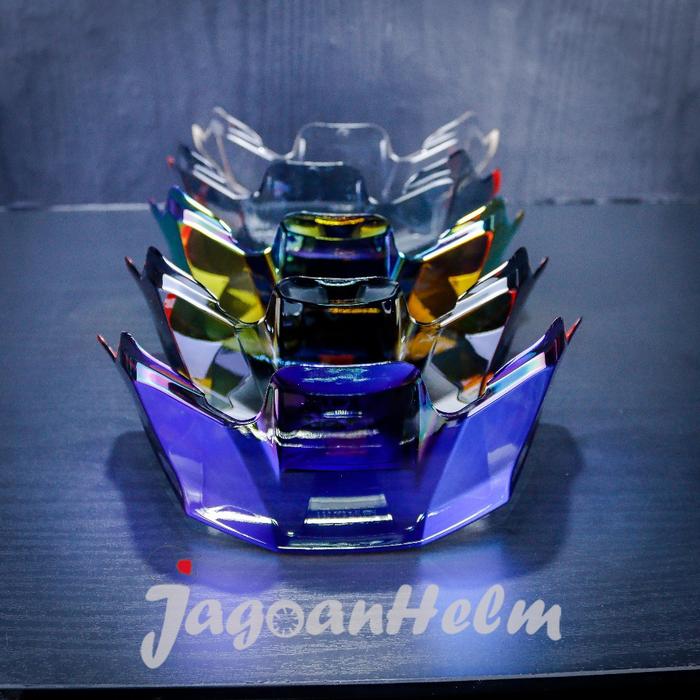 TERBARU GMA SPOILER 3D HELM ARAI RX7X | IRIDIUM | POLYCARBONAT ARAI RX7X - SPOILER VZ RAM