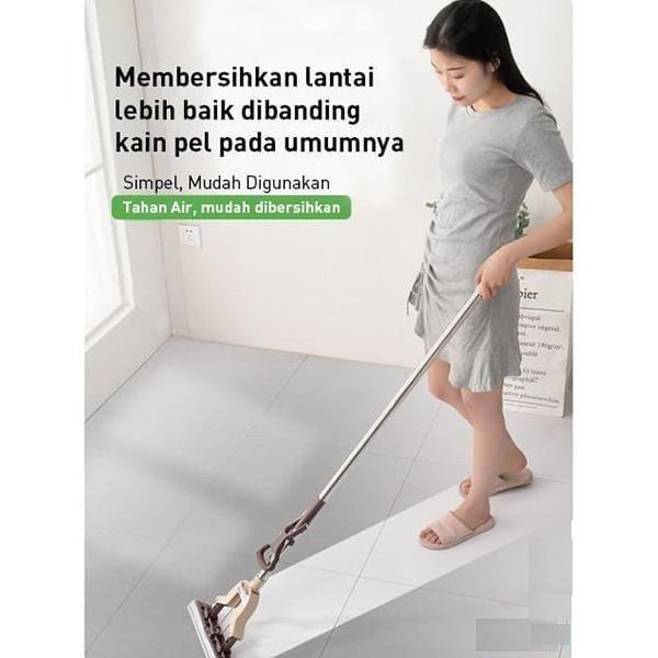 Alat Pel Karet TARIK dengan Perasan - Pel Lantai - Rubber Mop Clean Clear Keramik Granit