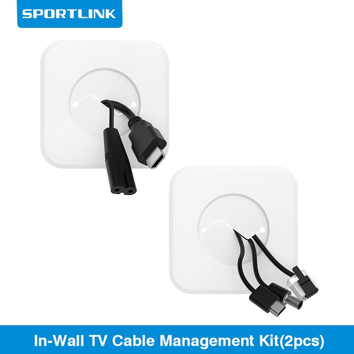 SPORTLINK In-Wall TV Cable Management Kit TV Cord Hider For