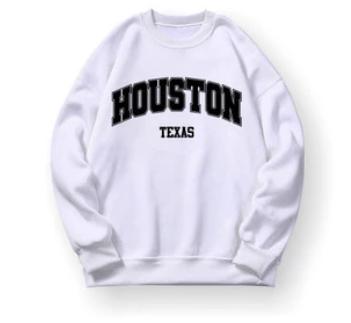 HOUSTON TEXAS Sweater Crewneck Print DTF II HOUSTON