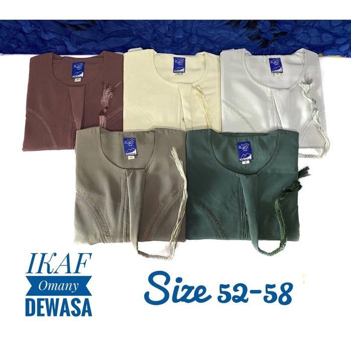 Terbaru Jubah Gamis Ikaf Omani Dewasa Lengan Panjang