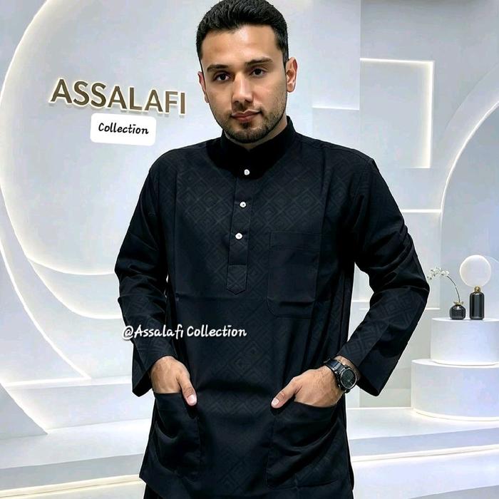Baju Koko Melayu Motif Sultan/Koko Assufi/Assalafi/Koko Al Khidmah/Taqwa Motif Sultan