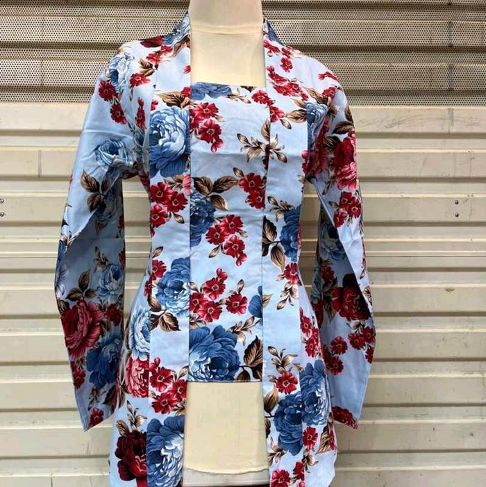 kebaya kutu baru motif bunga//kutu baru bunga.