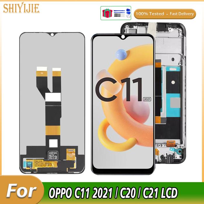 Original Display For Oppo Realme C11 2021 RMX3231 Realme C11 RMX2185