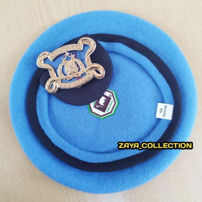 Baret camel provos polri + Emblem provos polri | baret camel provos polri | emblem baret provos polr