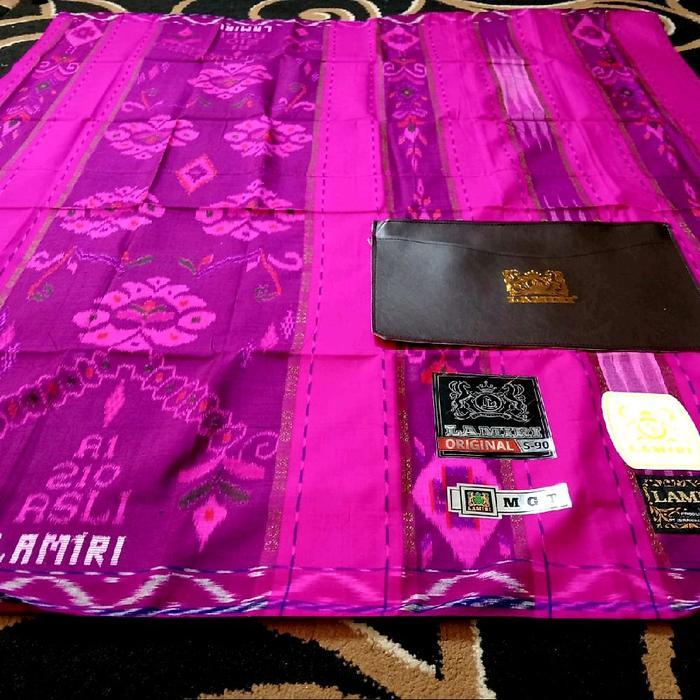 Sarung Lamiri Songket Mgt S90 A1 Asli Benang 210 Full Sutera Motif Songket Gunungan Sarung Pria Musl