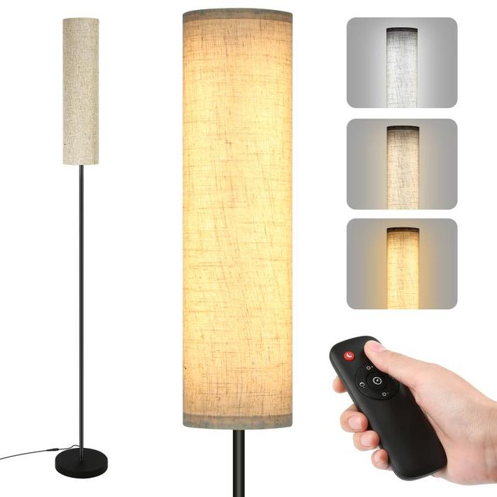Modern Led Floor Lamp 2800k-7000k Night Light Mode Dimming Standing