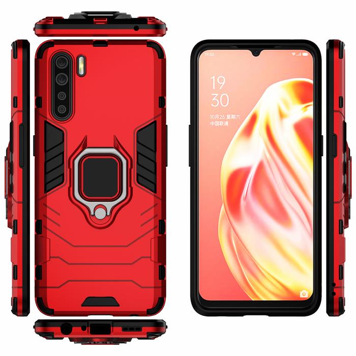 Phone Holder Finger Ring Case For OPPO A91 Cover Reno 3 4G F15 F 15