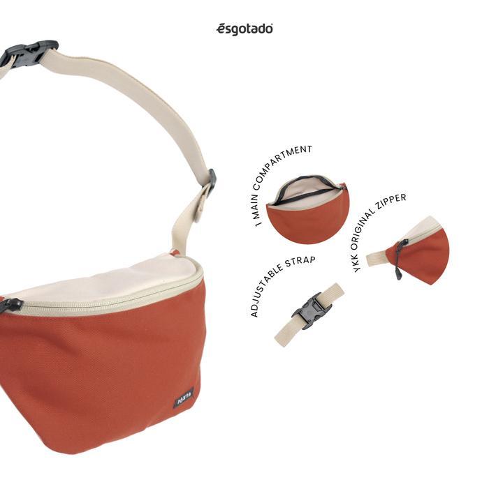 Tas Pinggang Pria Wanita - Paxta Waist Bag 01 - Esgotado - Kanvas