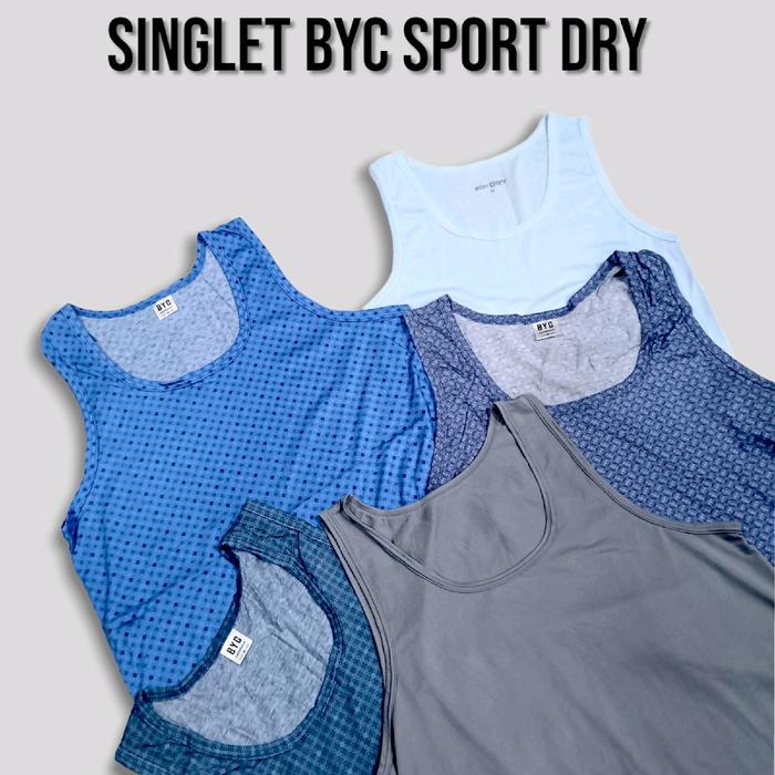 BYC CN SINGLET Santai dalaman Pria / wanita singlet soft comfort Kaos