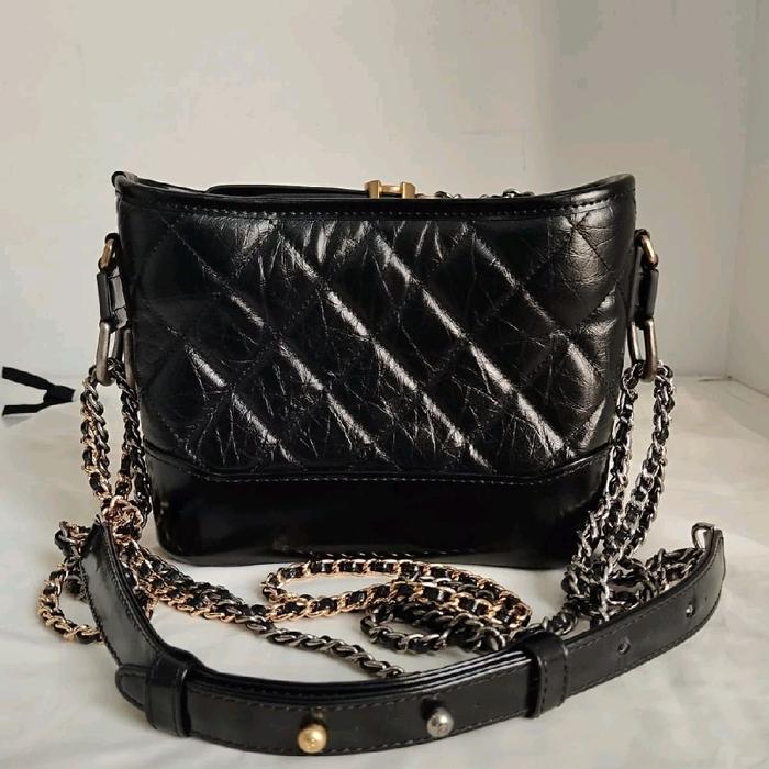 Chanel Gabriel Leather Black shoulderbag