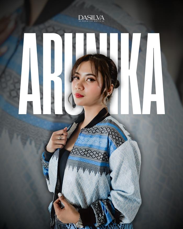 DASILVA BATIK Jaket Bomber Batik Premium Series Motif Arunika