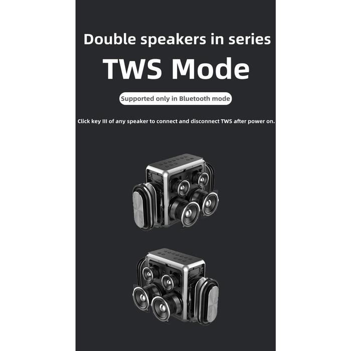 XDOBO King Max 140W Speaker Bluetooth Nirkabel Daya Tinggi Volume
