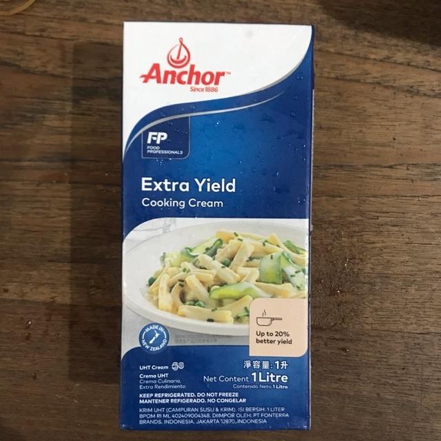 GOSEND ONLY - Anchor Extra Yield Cooking Cream 1liter !!