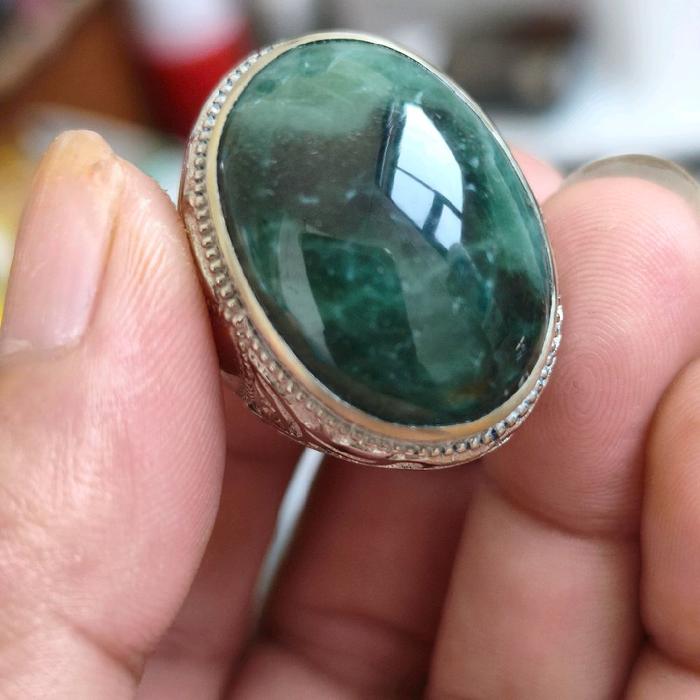 batu  cincin giok Jawa kebumen