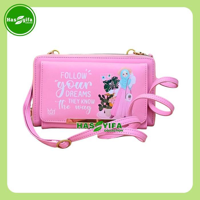 Ganci Unyu Muslimah Shear Wallet Tas Dompet Sweet Candy