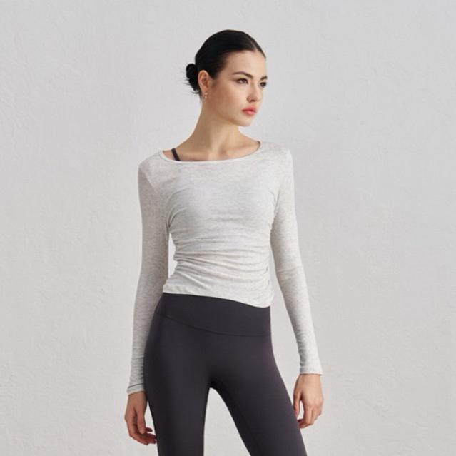 Rubysportwear - Ribbed Longsleeve Top - Premium Ribbed Top Maia