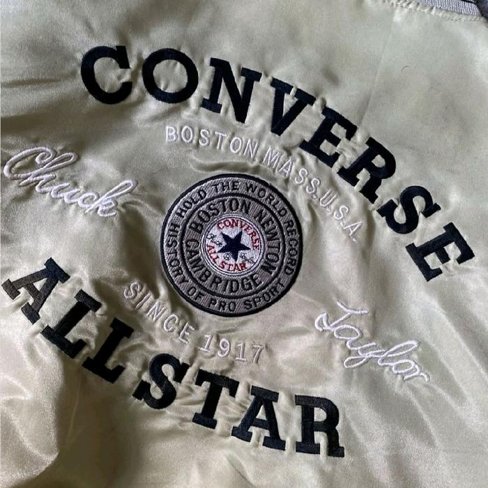 Converse Boston USA vintage bomber jacket Jaket Pria Distro Unisex Cowok Wanita