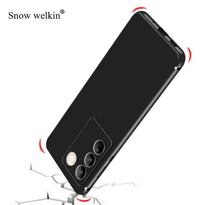 Softcase Vivo V27/Vivo V27E 5G 2023 Matte Slim Original List Macaron Vivo V27/Vivo V27E Best Seller