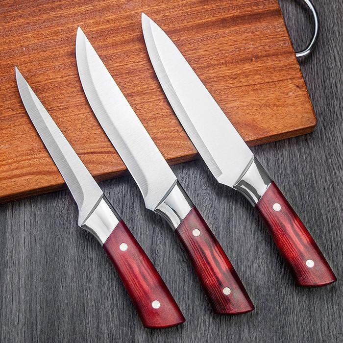Pisau Daging Khusus Pemotong Daging Pisau Boning Baja Tahan Karat