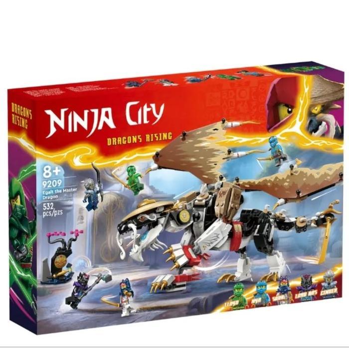 Ninja Series 9209 Egalt The Master Dragon Brick Block