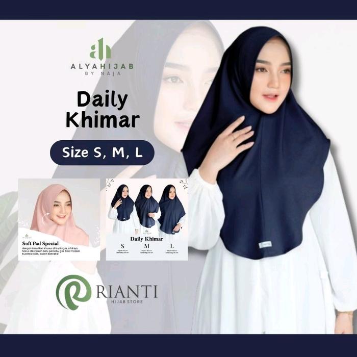 Daily Khimar S, M by Alya Hijab